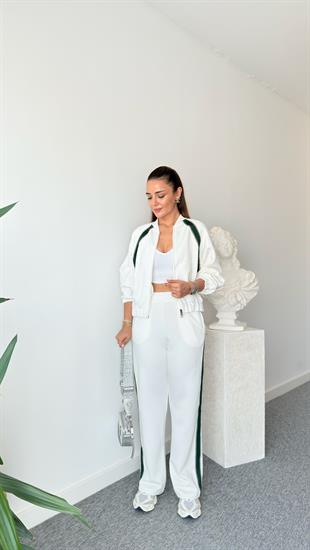 Beyaz Oys Model Şerit Detaylı Modal Takım