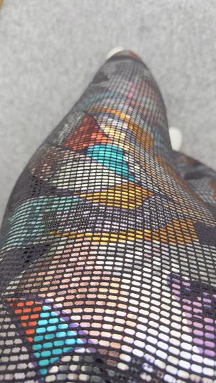 Parıltılı Renk Geçişli Tasarım Pantolon