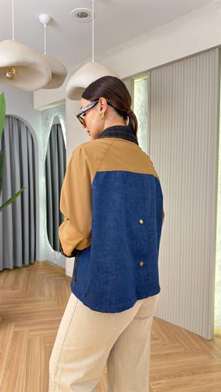 İpkyl Model Kot Garni Mix Ceket