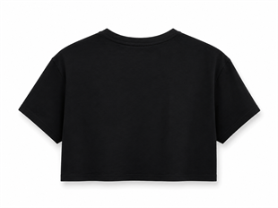 Siyah Baskı Detaylı Tshirt
