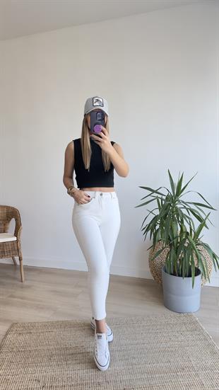 Fitilli Siyah Triko Atlet