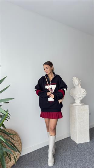 Cool Edıtıon Yarım Fermuarlı Sweatshirt