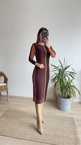 Zra Model Renk Geçişli Batik Elbise 