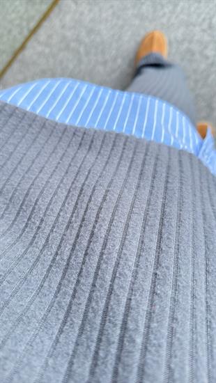 Gömlek Detaylı Örme İkili Takım 