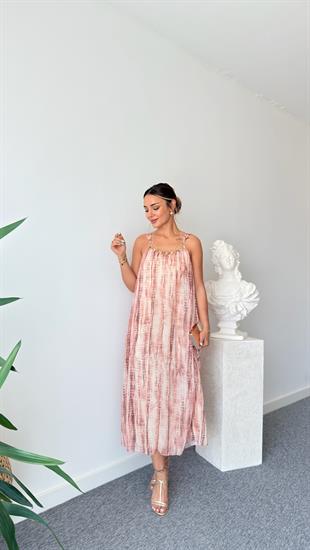 Halka Detaylı Zra Model Şifon Elbise 