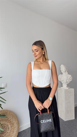 Orj Marka Sırt Bağlamalı Korse Detay Atlet