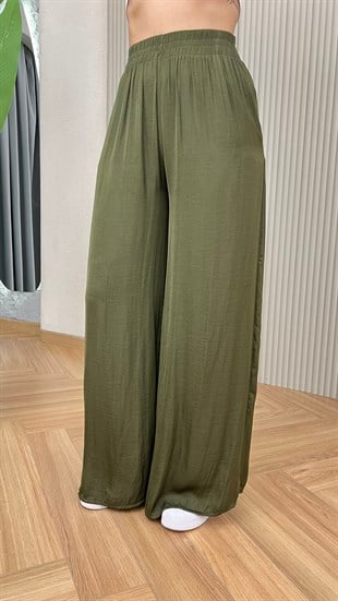 Yeşil Zra Model Tiril Pantolon