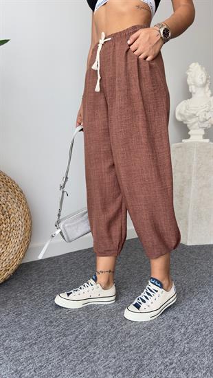 Kahve Şalvar Model Pantolon