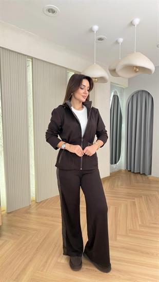 Kahve Sırtı Kapitone Detaylı Modal Takım