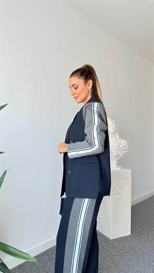 Alba Şerit Detaylı Tasarım Blazer