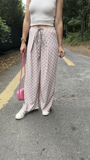 Marka Model Bağlama Detaylı Pantolon