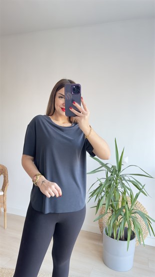 Dikişsiz Modal Kumaş Tshirt