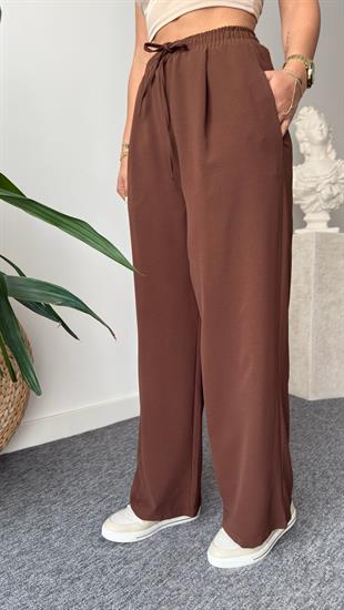 Kahve Jovo Asimetrik Kesim Vatkalı Takım