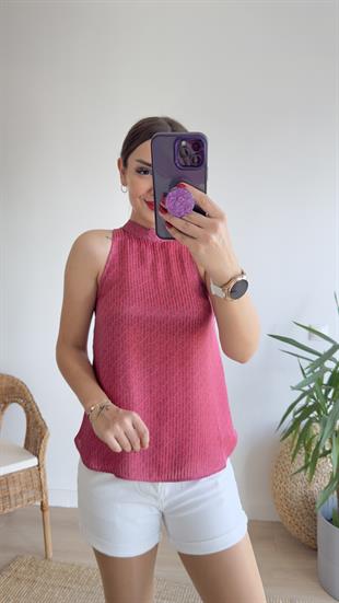 Orj Marka Boyundan Bağlamalı Bluz