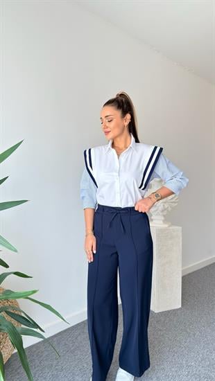 Pref Ribanalı Beyaz Gömlek