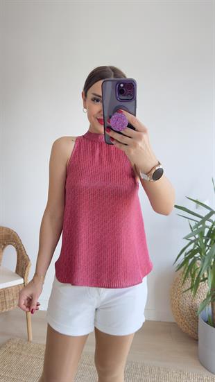 Orj Marka Boyundan Bağlamalı Bluz