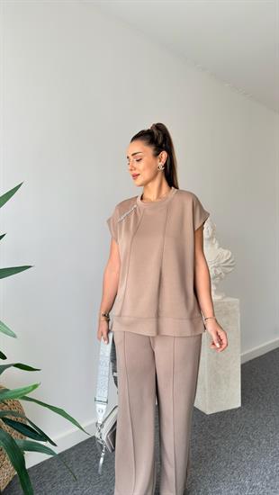 Vizon Waid Taş Detaylı Modal Takım