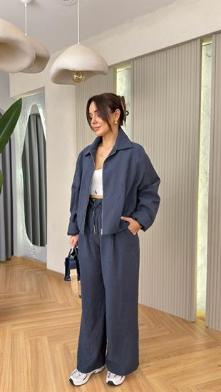 Charlo Lacivert Pantolon Ceket Takım