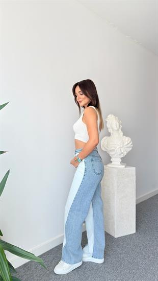 Zra Model Viral Renk Geçişli Jean Takım