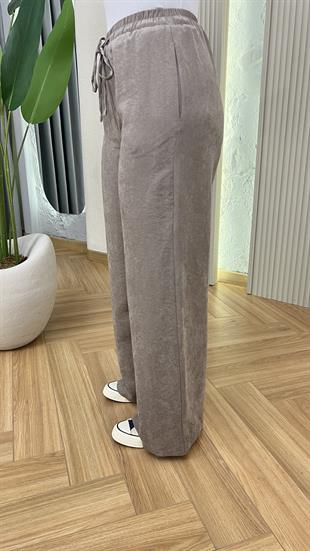Vizon Mois Dokulu Bol Paça Pantolon