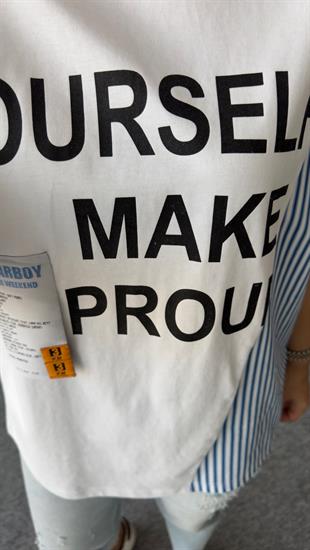Zivko Yazı Detaylı Garnili Tshirt