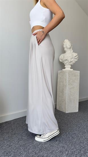 Premıum Oys Model Bej Pileli Pantolon