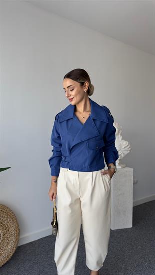 Orj Marka Astarlı Mavi Zra Trenç