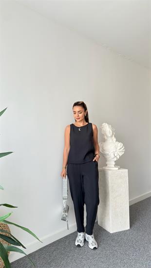 Siyah Stari Kolsuz Tensel Takım