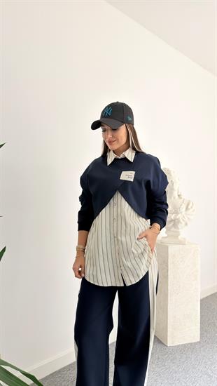 Boris Gömlek Garnili Sweatshirt