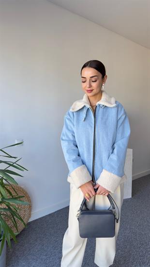 Marka Model İçi Peluş Kot Mont