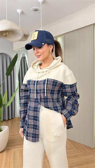 Miller Ekose Garnili Ekru Modal Takım