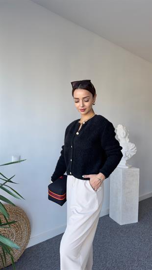 Siyah Teddy Hırka