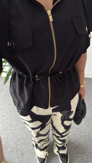 Siyah Ntwrk Model Bubble İnce Ceket