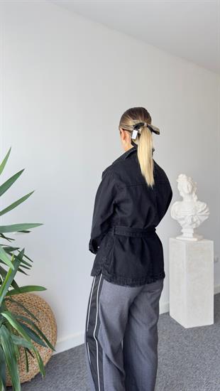 Liona Kemerli Füme Jean Ceket