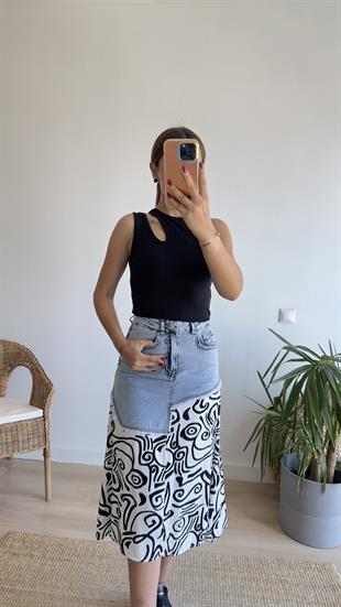 Siyah Pencere Detaylı Atlet