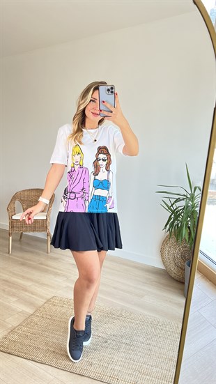 Girls Baskılı Tshirt