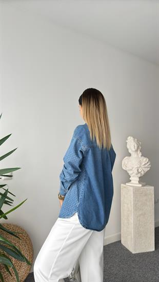 Juliet Taşlı Tensel Jean Gömlek