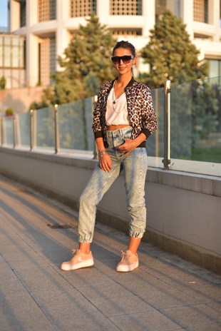 Lastikli Mom Jean
