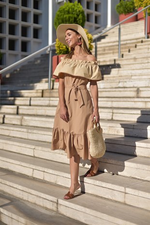 Madonna Yaka Elbise 