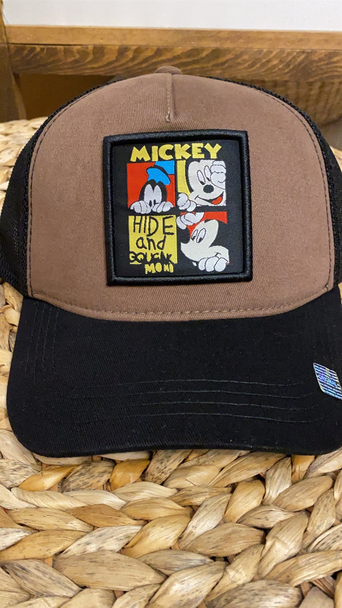 Kahve Mickey Şapka