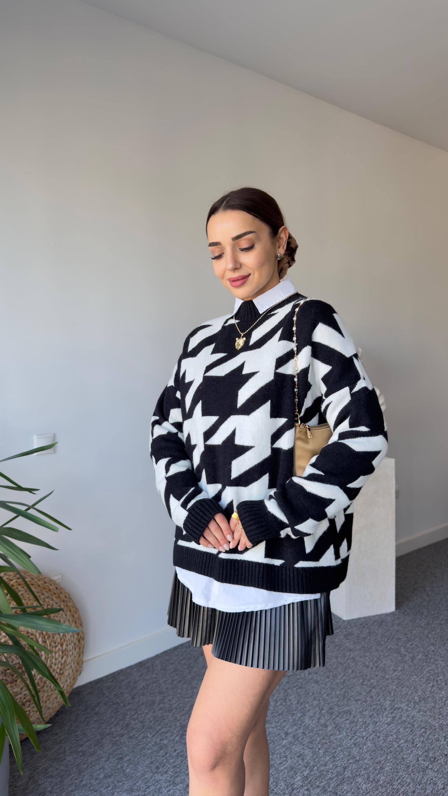 Mirna Kazayağı Desen Kazak