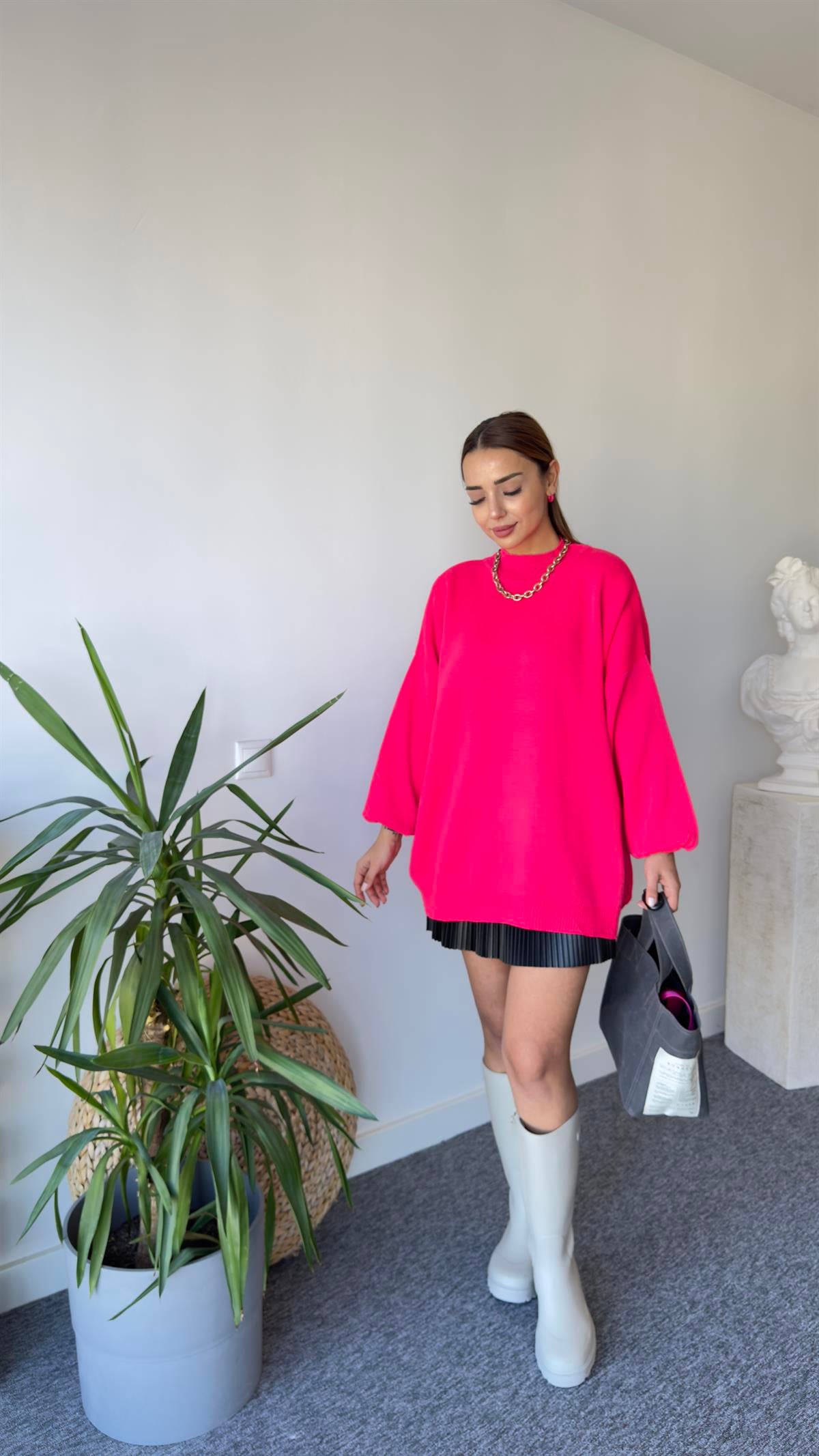 Balon Kol Pembe Kazak