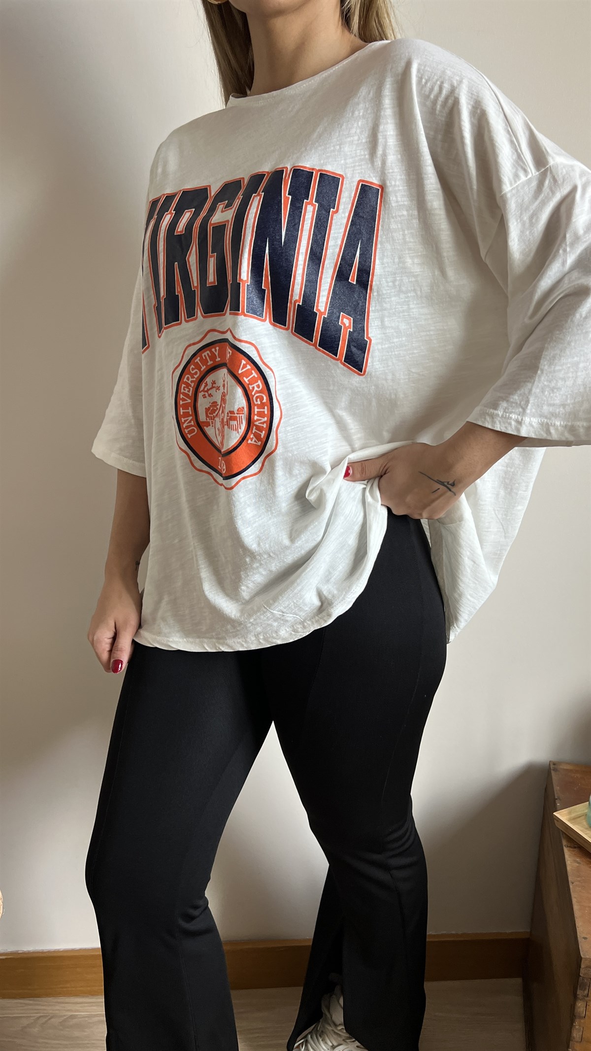 Vırgınıa Baskı Salaş Tshirt