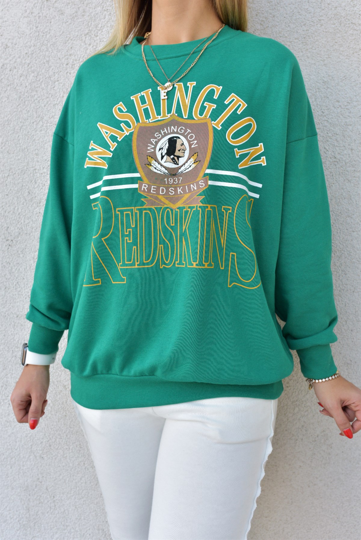 Yeşil Washıngton Sweatshirt