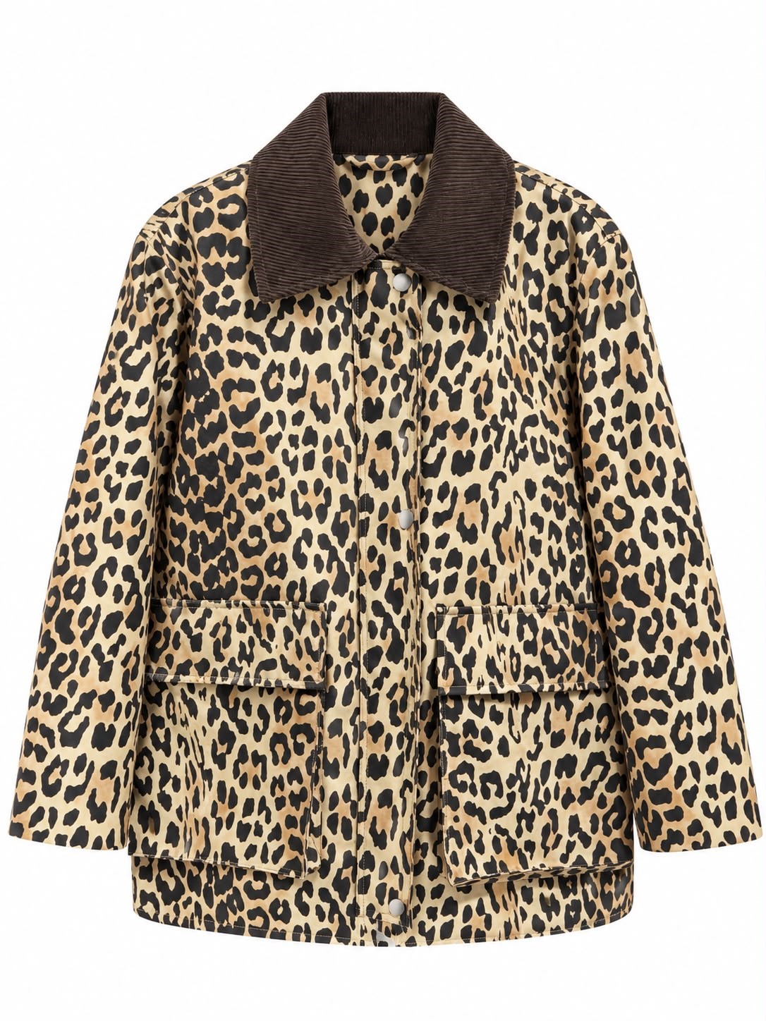 Noise Orj Model Oversize Leopar Ceket