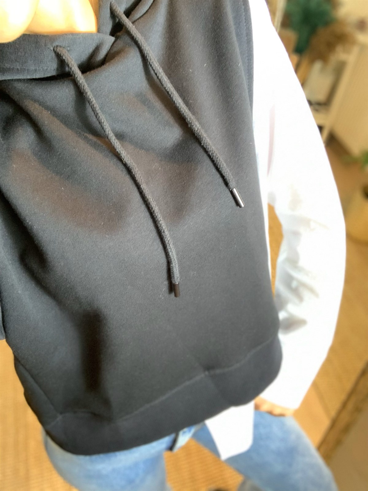 Gömlek Detaylı Sweatshirt