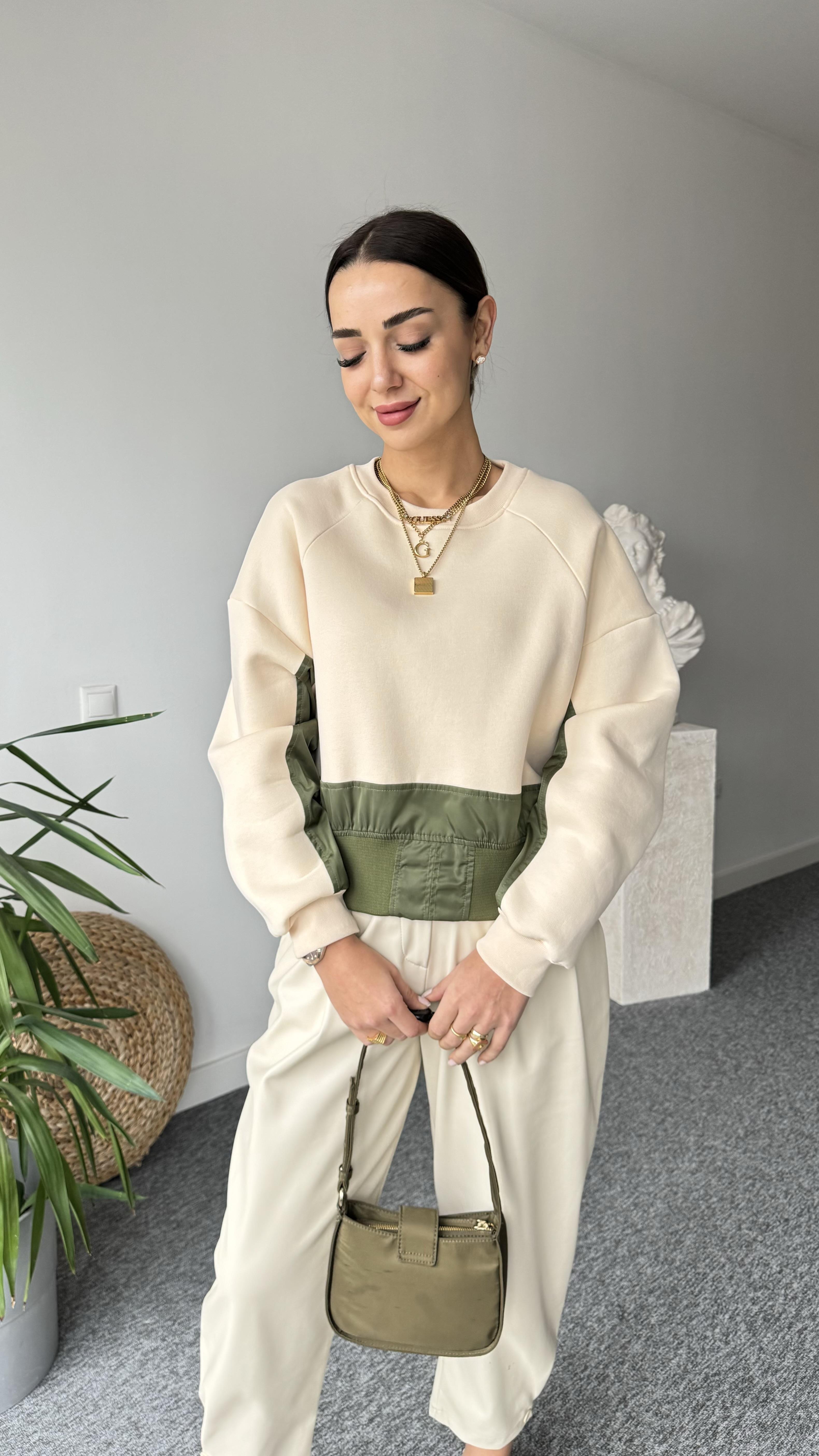 Tw Model Garnili Bej Sweat
