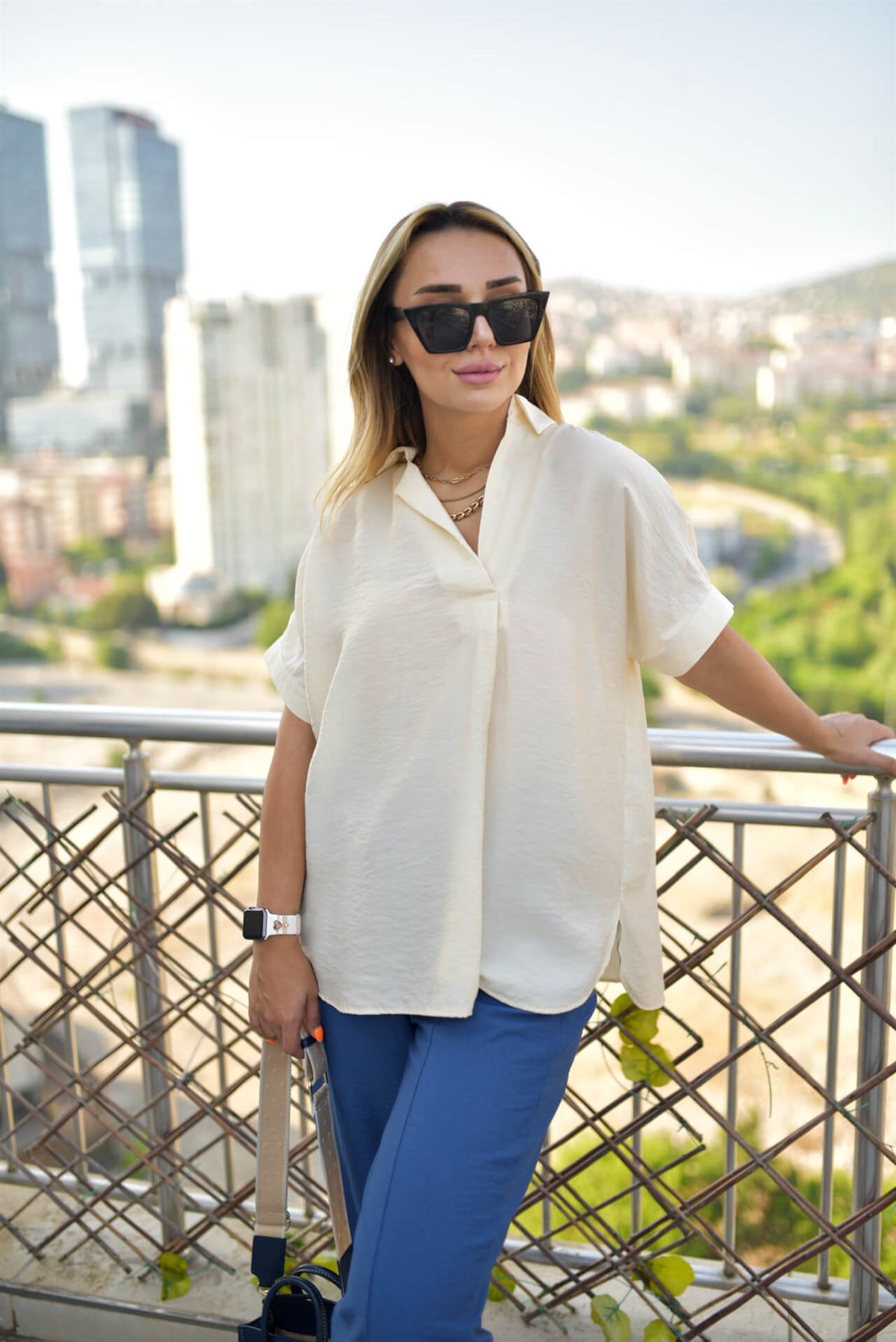 İpekyol Model Bej Basic Bluz