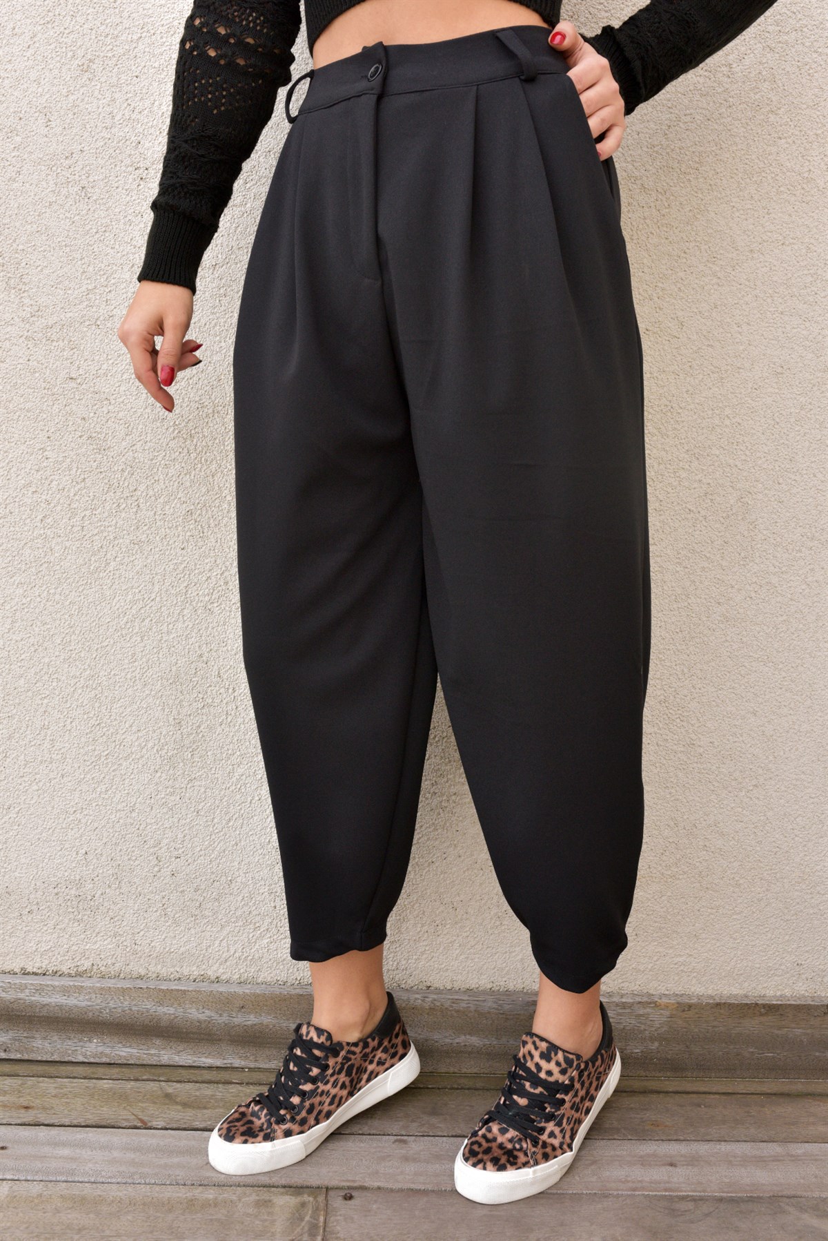 Şalvar Model Siyah Pantolon
