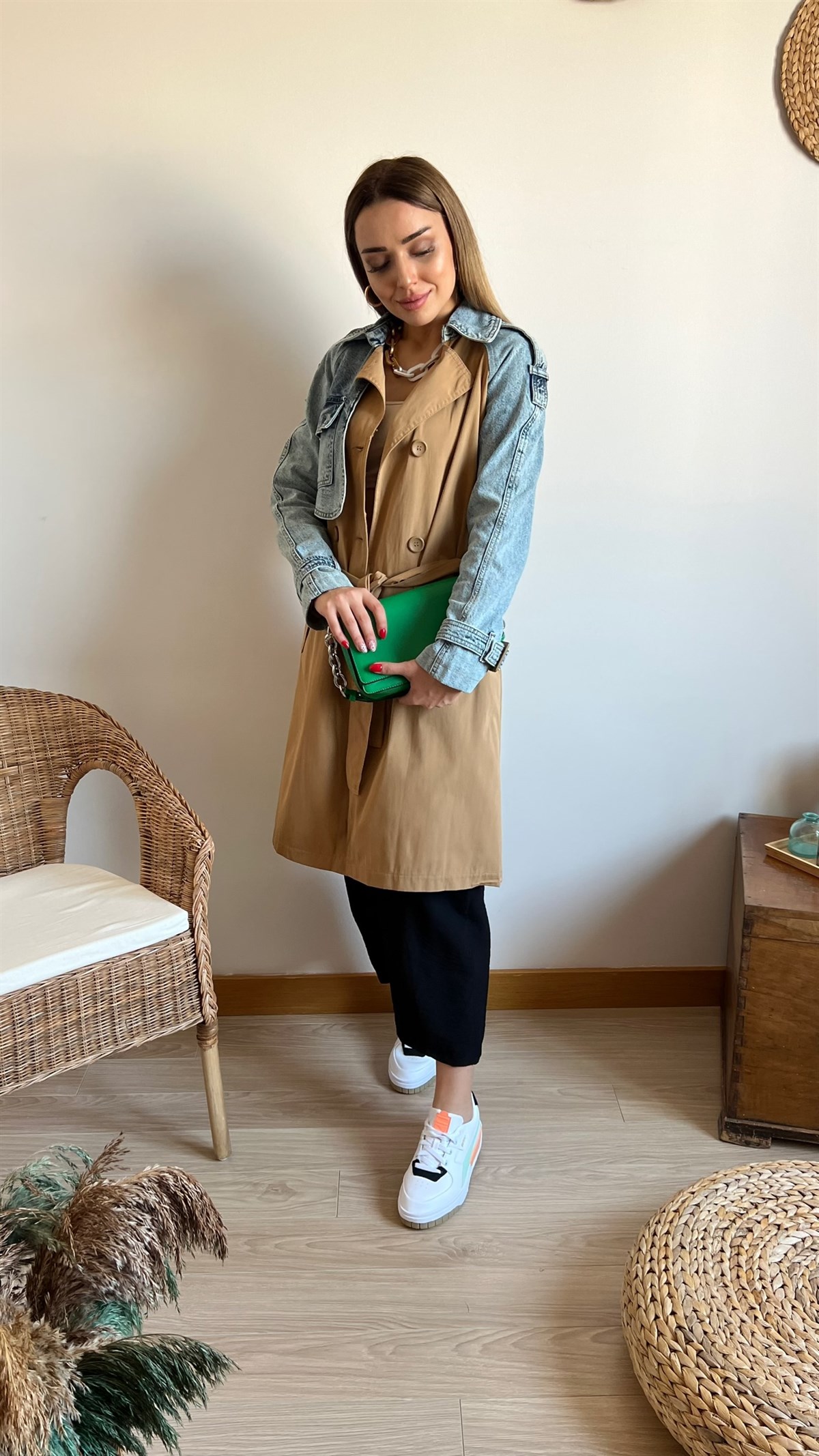 Kot Detaylı Tasarım Trench